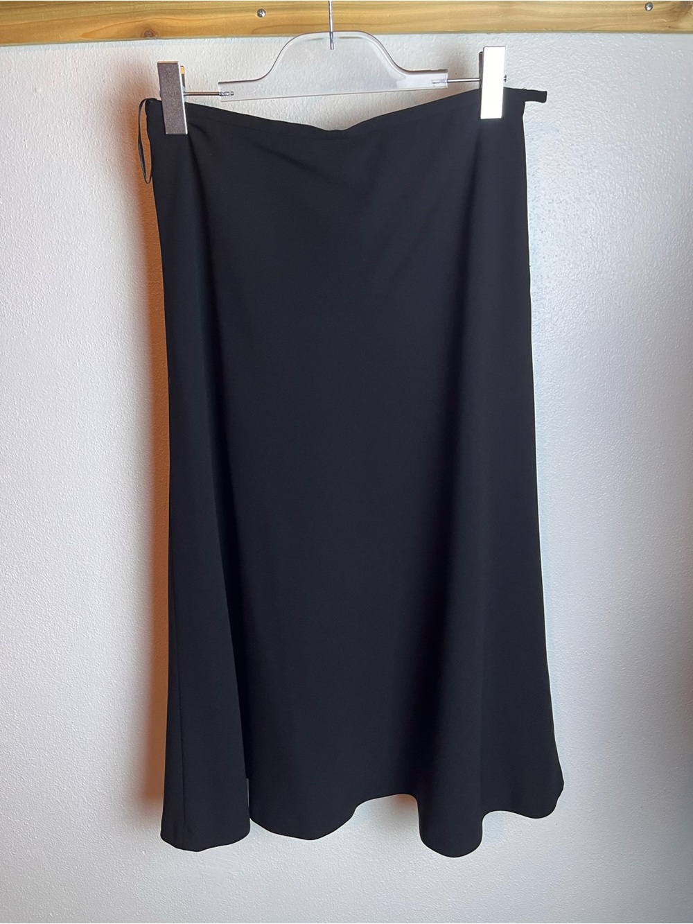 Talbots Black Midi A-Line Professional Work Skirt